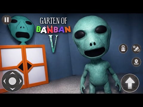 Garten Of Banban 5 - Scary Alien Monsters Escape (New Update)