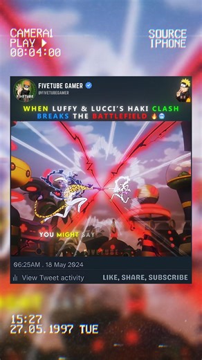 ROB LUCCCI AND LUFFY STRONG HAKI CLASH🔥🤯