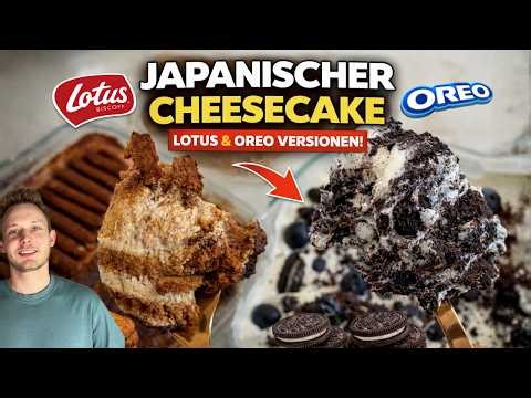 Viraler japanischer Cheesecake: Das leichteste Rezept EVER mit 2 Sorten!