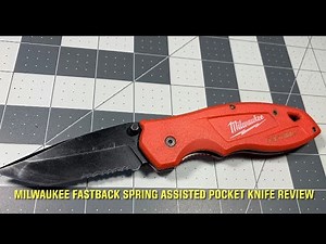 Milwaukee Fastback Spring Assisted￼ pocket knife Review ￼
