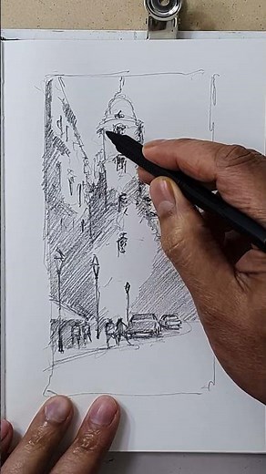 Simply Sketch: Lights and shadows #sketch #drawing #art #watercolor painting process