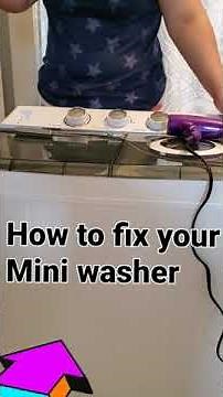 KUPPET HOW TO FIX IT 💦/ MINI WASHER IS NOT WORKING PROPERLY/COMO ARREGLAR MINI LAVADORA