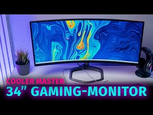 Curved Gaming-Monitor mit Quantum Dots: Cooler Master GM34-CW2 im Test