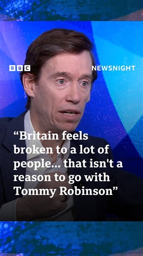 220K views · 5.1K reactions | "If you push for instant answers... you end up with something that becomes like fascism" - Rory Stewart says "Britain feels broken to a lot of people" but "that isn't a reason to go with Tommy Robinson" #Newsnight | BBC Newsnight | Facebook
