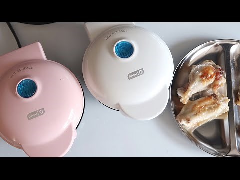Dash Mini Griddle * CHICKEN WINGS * Dash Mini Grill