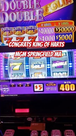 Hand pay MGM Springfield Massachusetts #subscribe #casino #slots #gambling