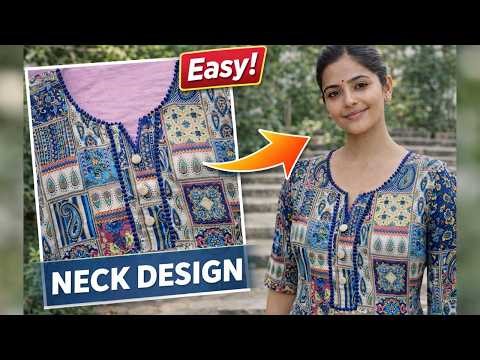 Stylish Neck Design for Kurti | Simple Gale Ka Design with Lace ✂️ | Reet Designer Studio