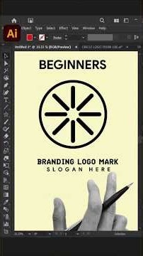 Adobe Illustrator 2026 Tips - How to Create Business Letter Logo Design Process #inaa_graphics