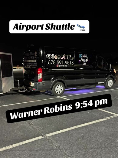 AIRPORT SHUTTLE🚨🚨 I LOVE WHAT I DO Returned my customers back home safely. We serve all of Georgia with private door to door service 24/7. 📍Book now: glideatl.com 📞678-591-9518 #airportshuttle #warnerrobinsga #middlegeorgia #privateshuttle #doortodoorservice🚗🏡