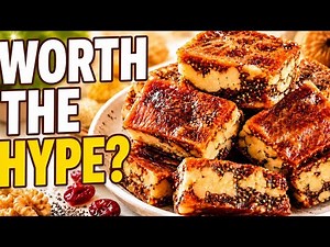 Chinese Fig Walnut Bars Recipe | No Added Sugar Healthy Snack!