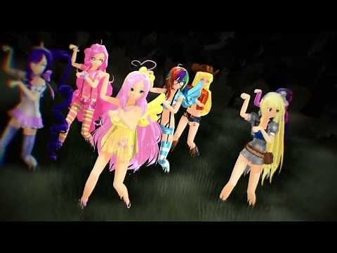 [MMD - My Little Pony] What The Fox Say?