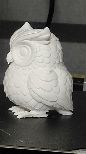 Owl 3D Print in Action | Step-by-Step Printing Process