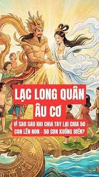 Lac Long Quan and Au Co - The story of separation in Vietnamese history #lichsuvietnam