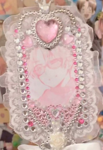 Creative Toploader Decoration with a Princess Wand