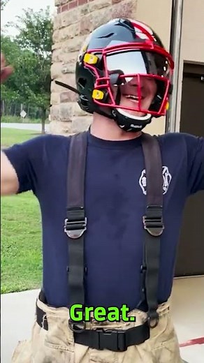 Firemen and Football Helmets Unite!