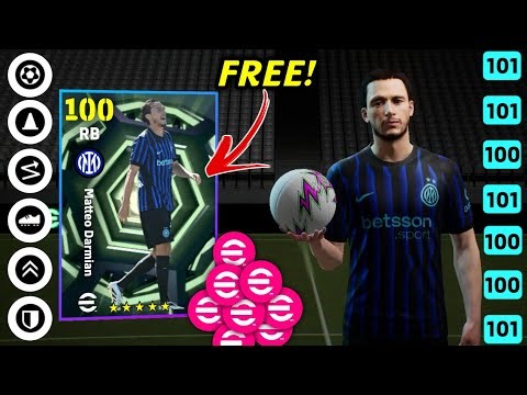 5000 eFootball Points Matteo Darmian Best Training Guide 💥🤩 eFootball 2026 Mobile 🔥
