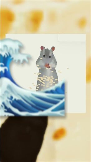 This mouse is drowning ￼