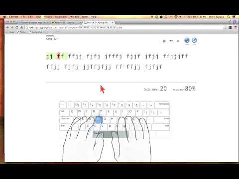 Typing Club - Student Instructions to Log on and do Level 1
