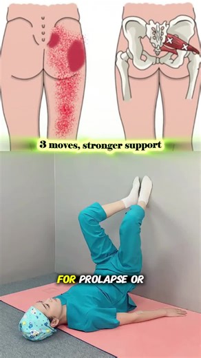 These three exercises help improve prolapse or bulging, support the uterus, and reduce urinary leakage. Do 50 reps each daily to strengthen pelvic support. If you want exercises for pelvic floor health, comment PELVIC 👇 #pelvicfloor #prolapsesupport #bladdercontrol #rehabexercise #dailypracticalhairstyle