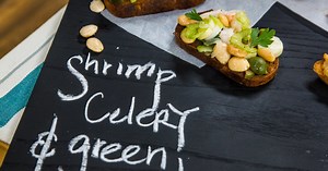 Marinated Shrimp, Celery & Green Olives