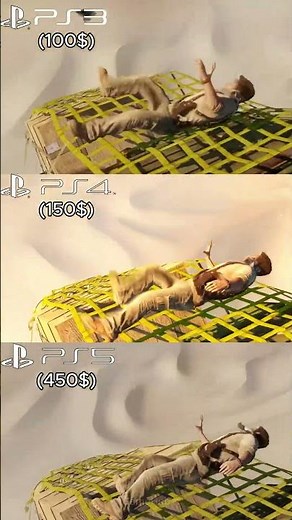 Uncharted 3 PS5 VS PS4 VS PS3 Graphics Comparison #game #ps4 #gaming #uncharted #uncharted3