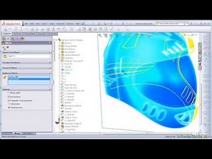Advanced SolidWorks 2013 Tutorial | Face Shield And Mirroring