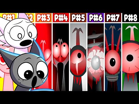 Incredibox Sprunki Gray + Wenda React to NEW MIX All Phases 1 to PHASE 8 in Incredibox Sprunki Mix!