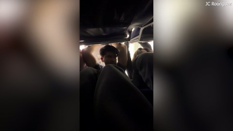 Flight turns tense after tactical teams swarm jet: ‘Heads down, hands up’