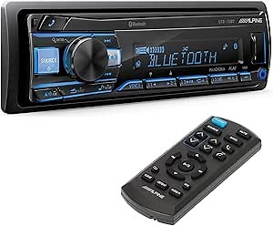 Alpine UTE-73BT Bluetooth® Multimedia Receiver & RUE-4360 Remote Bundle