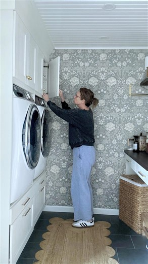 A girl - a dirty laundry room - and (generic) Clorox wipes! See this IKEA Laundry Room here: https://celebratednest.com/ikea-laundry-room-makeover/ #laundryroommakeover #diyhomeprojects #cleaningday #laundryroominspo #homedecorideas #organizedhome #laundryroomdesign #cleaningtips #beforeandafterhome #interiordetails #celebratednest #homedecorcommunity | Celebrated Nest