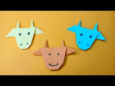 Origami cow instructions-Easy Tutorial for Beginners I Simply&Easy Origami
