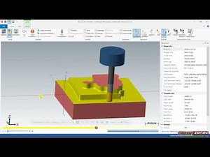 #mastercamtutorials OptiRough Toolpath