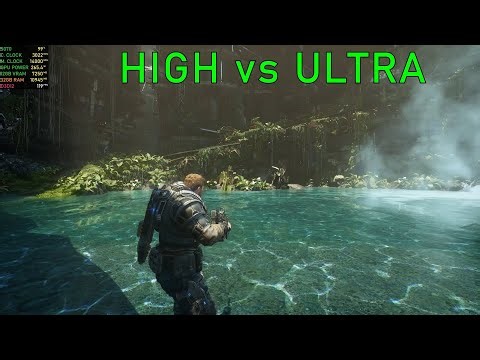 GEARS 5: HIGH VS ULTRA = REASON WHY I HATE MAXIMUM SETTINGS IN GAMES.