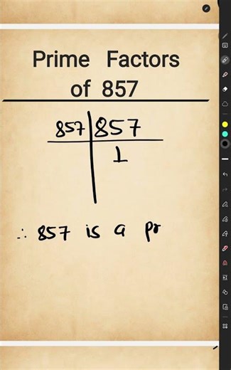 Factors of 857