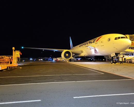 Review of Air France flight from Los Angeles to Papeete in Business