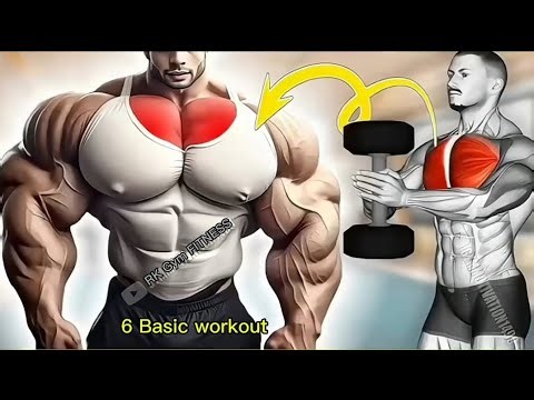 “6 Basic Chest Workouts at the Gym | Build Chest Muscles for Beginners | RK Fitness”