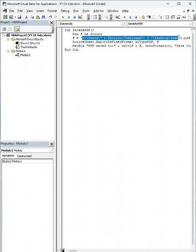 Save Worksheet In Excel VBA | How To Save Worksheet Using VBA - Easy Macro Tutorial #shortvideo