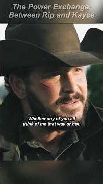 The Power Exchange Between Rip and Kayce. #show #yellowstone