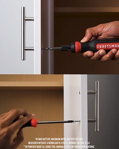13K views · 112 reactions | How does getting the job done 4X faster* sound? The NEW 4V MAX Cordless Screwdriver drives up to 4x faster** in both forward and reverse. https://bit.ly/3tXIX4h | Craftsman | Facebook
