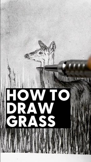 How to draw grass