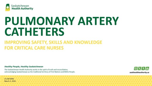 Pulmonary Artery Catheters - Cardiac Output Procedure