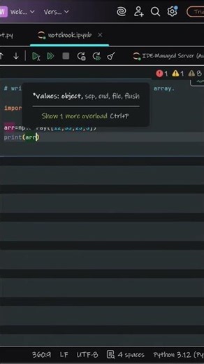 NumPy #pycode #coding #shortsfeed #viral#shortsfeed #learnpython#shashiranjan #pythonforbeginners