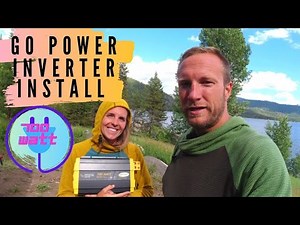 700 Watt Go Power Inverter Install Promaster Van Conversion DIY Van Build