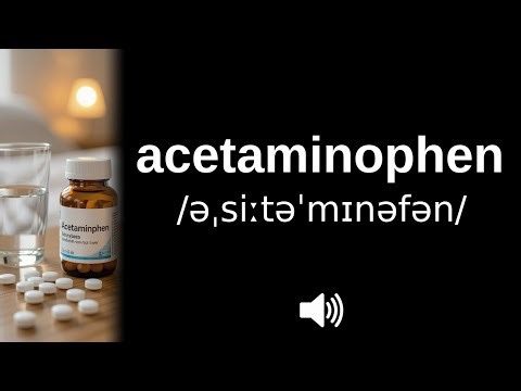 How to pronounce acetaminophen (CORRECTLY!)