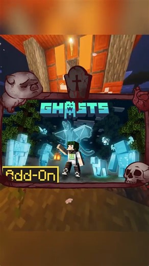 Ghosts Add-On 👻 | Minecraft Kinh Dị #minecraft #minecraftshorts
