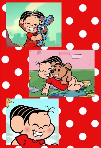 Turma da Mônica Edit: Mônica com Lacinhos Cor de Rosa (Carol Chiquititas)