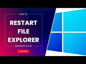 How to Restart File Explorer using Task Manager?