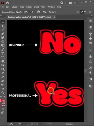 Adobe illustrator Tips 2026 - tips to create outline stroke on editable text #illustrator #adobe