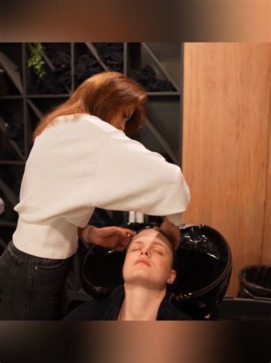 ASMR Haircut Experience with Ukrainian Barber Daria