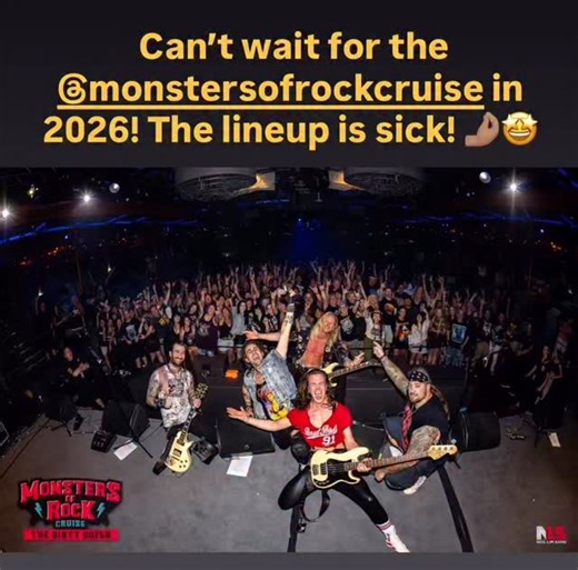 We can’t wait for @crazylixx to hit the high seas with us on the 2026 Monsters Of Rock Cruise! #crazylixx #monstersofrockcruise #miami #rocknroll #caribbean #cruiselife #hardrock #booknow | Monsters of Rock Cruise